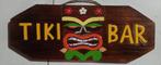 planche Tiki bar 50 cm en bois d albesia, Antiek en Kunst, Kunst | Overige Kunst, Ophalen of Verzenden