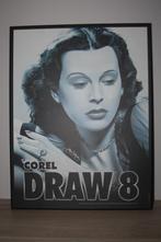 paneel , Hedy Lamarr , John Corkery , canada 57x43,5x1,2cm, Collections, Enlèvement ou Envoi, Utilisé, Film, Autres types