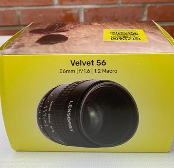 RF lensbaby   velvet 56. voor canon+UF FILTER beschikbaar voor biedingen