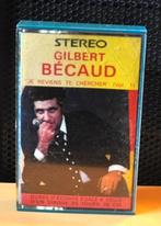 cassette audio vintage gilbert becaud, CD & DVD, Cassettes audio, Enlèvement ou Envoi, Originale, Avec boîte de rangement, étagère ou coffret