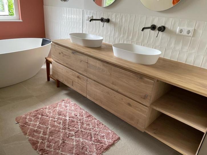 Badmeubel Pascal, Huis en Inrichting, Badkamer | Badkamermeubels, Nieuw, Wastafelkast, Minder dan 100 cm, 200 cm of meer, 25 tot 50 cm