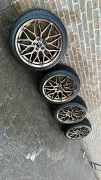 Nieuwe 19’ bronze mat 5x112 met 4# banden, Ophalen, Band(en)
