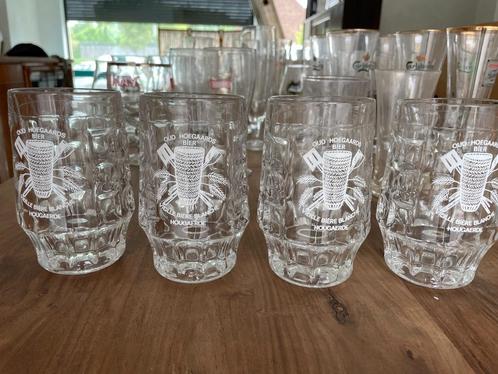 Oude Hoegaarden bierglazen , Verzamelen, Biermerken, Zo goed als nieuw, Glas of Glazen, Ophalen