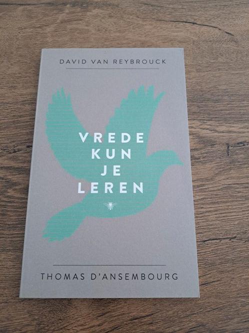 David Van Reybrouck - Vrede kun je leren, Boeken, Filosofie, Zo goed als nieuw, Ophalen of Verzenden