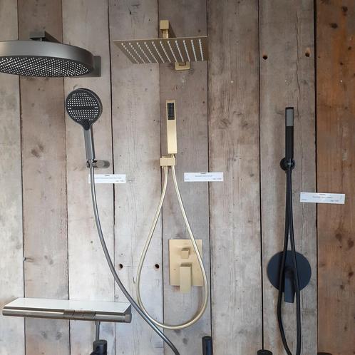 INBOUW! Doucheset, Geborsteld goud, Mengkraan, Rabbo, Huis en Inrichting, Woonaccessoires | Overige, Nieuw, Ophalen of Verzenden
