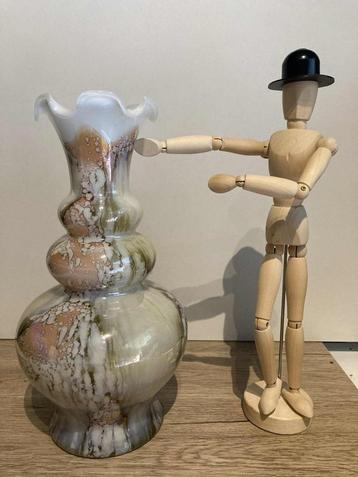 Superbe vase ancien en opaline, Antiquités & Art, Enlèvement ou Envoi