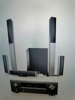 Teufel luidsprekerset home cinema en Denon AV receiver, Audio, Tv en Foto, Home Cinema-sets, Ophalen, Gebruikt