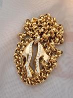 Chaine or 18kt et pendentif panthère 18kt massif  Cartier, Bijoux, Sacs & Beauté, Enlèvement ou Envoi, Comme neuf