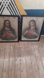 Religieuze portretten jezus maria, Ophalen, Gebruikt, Kaart of Prent, Christendom | Katholiek