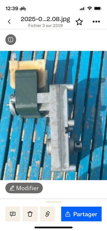 Deux moteurs pour filtre à tambour, Enlèvement, Neuf