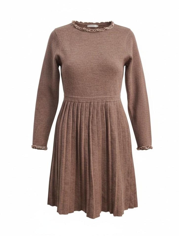 ✨️DERHEY Jurk Maat M valt kleiner - BUNDELKORTING‼️✨️, Kleding | Dames, Jurken, Gedragen, Maat 38/40 (M), Bruin, Boven de knie