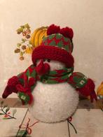 Vintage sneeuwpopmuts met kwastjes, Ophalen of Verzenden, Zo goed als nieuw