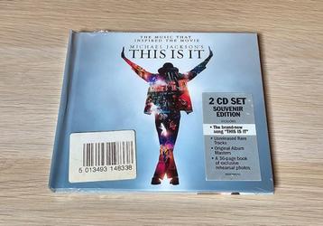Michael Jackson - This is it - 2 CD Set SOUVENIR EDITION beschikbaar voor biedingen