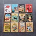 Lot de 12 albums Tintin anciens., Livres, Enlèvement ou Envoi, Utilisé