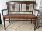 Zeldzaam origineel Thonet bankje met stempel, Ophalen