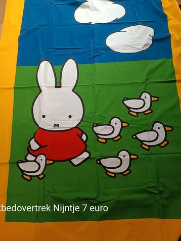 Donsovertrek van Nijntje als nieuw, Kinderen en Baby's, Ophalen of Verzenden, Zo goed als nieuw, Jongetje of Meisje, Dekbedovertrek