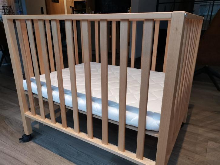 Baby park/box Pericles + matras, matrasbeschermer, hoeslaken, Kinderen en Baby's, Babyparken, Gebruikt, Rechthoekig, In hoogte verstelbaar