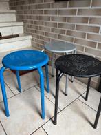 3 tabourets, Enlèvement ou Envoi, Utilisé, Fer