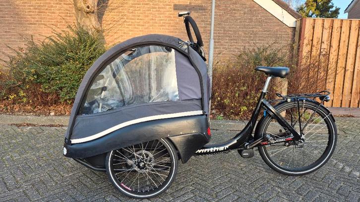 bakfiets elektrisch de Winther Kangaroo, Fietsen en Brommers, Fietsen | Bakfietsen, Gebruikt, Overige merken, 2 kinderen, Elektrisch