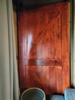 Porte coulissante Barndoor (vernie) en bois d'échafaudage, Comme neuf, Enlèvement ou Envoi