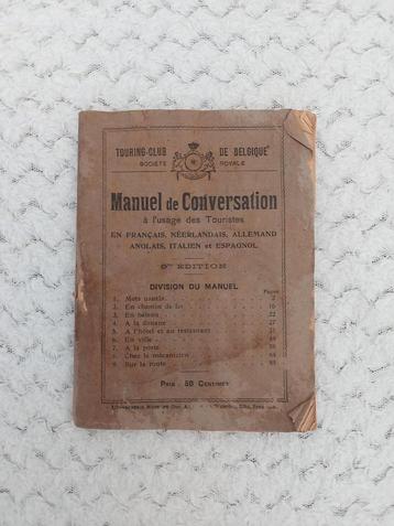 Vintage reisgids 1928 van Touring Club de France beschikbaar voor biedingen