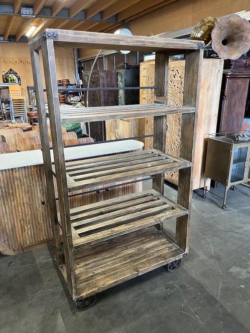 Riviera Maison Old Mill Display Cabinet High, Huis en Inrichting, Kasten | Stellingkasten, Gebruikt, Ophalen of Verzenden