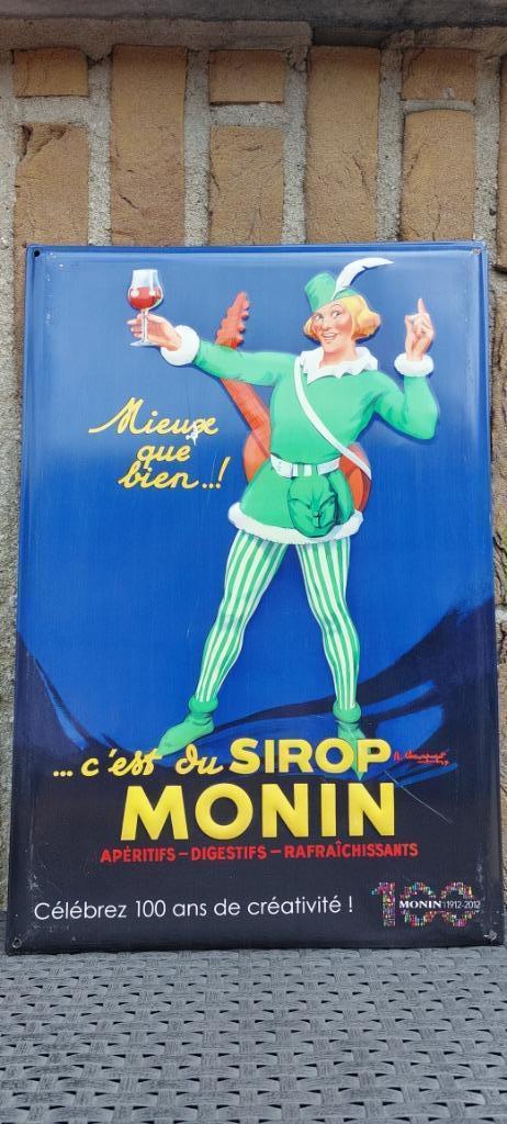 Reclamebord Sirop de Monin (gelimiteerde editie), Verzamelen, Merken en Reclamevoorwerpen, Nieuw, Reclamebord, Ophalen of Verzenden