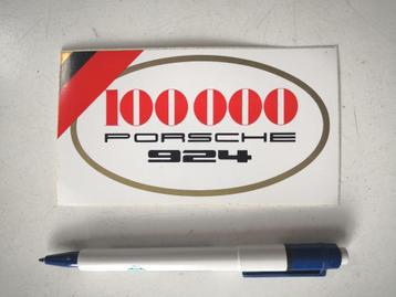 porsche 924 sticker, origineel, geen nadruk oid ! Zeldzaam beschikbaar voor biedingen