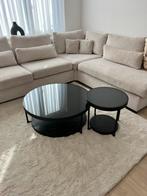 IKEA FRÖTORP salontafel set van 2, Huis en Inrichting, Tafels | Salontafels, Ophalen, Zo goed als nieuw, Glas