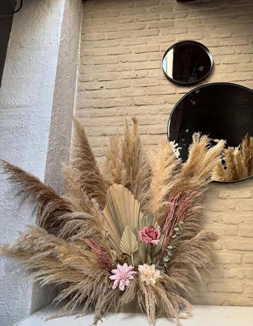 pampasboeket homedecor versiering trouw beschikbaar voor biedingen