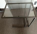 Laptoptafeltje / bijzettafeltje, Maison & Meubles, Tables | Tables de salon, Verre, 50 à 100 cm, Comme neuf, Enlèvement