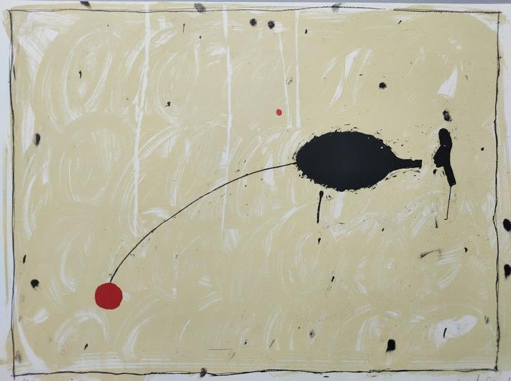 MIGUEL SANCHO/ Gesigneerd en gedateerd werk (GROOT FORMAAT), Antiek en Kunst, Kunst | Litho's en Zeefdrukken, Ophalen