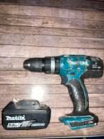 makita 18v met batterij 5ah, Doe-het-zelf en Bouw, Gereedschap | Boormachines, Ophalen, Gebruikt, Variabele snelheid