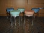 Nieuwe glazen voorraadpotten / 5 voor 5 €, Ophalen of Verzenden, Nieuw