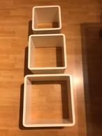 Set van 3 “trendy cubes” wandplanken, Zo goed als nieuw