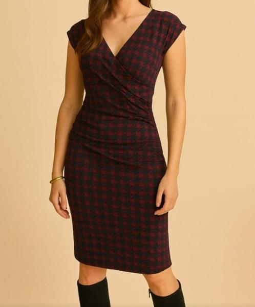 Elegante jurk van Essentiel Antwerp maat 36, Kleding | Dames, Jurken, Zo goed als nieuw, Maat 36 (S), Overige kleuren, Knielengte