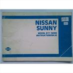 Nissan Sunny B11 Instructieboekje 1984 #3 Nederlands, Autos : Divers, Modes d'emploi & Notices d'utilisation, Enlèvement ou Envoi
