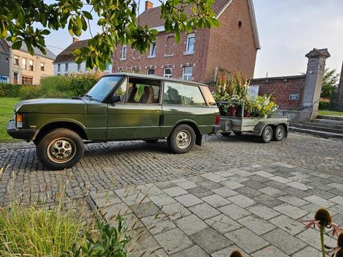 Range rover 2.5 td 1989, 225MK, carrosserie restaurée, Autos, Land Rover, Particulier, Range Rover, Diesel, 3 portes, Vert, Beige