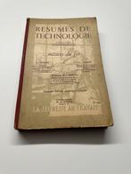 Résumés de technologie métiers du fer ancien 1954, Enlèvement ou Envoi
