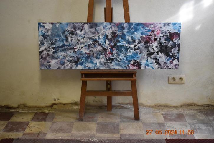 Abstract schilderij, serie nr. (64) van Joky Kamo, schilderi, Antiek en Kunst, Kunst | Schilderijen | Modern, Ophalen