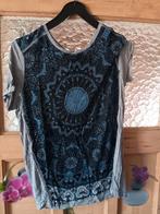 T-shirt bleu gris Desigual, Vêtements | Femmes, T-shirts, Manches courtes, Taille 38/40 (M), Enlèvement ou Envoi, Comme neuf