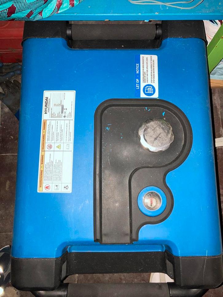 Groupe électrongène / Générateur Hyundai, Doe-het-zelf en Bouw, Aggregaten, Zo goed als nieuw, Benzine, 5 tot 10 kVA, Elektrisch startend