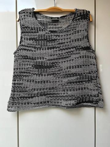 Taifun zwart-witte tanktop - Maat S ---, Kleding | Dames, Zwart, Ophalen of Verzenden, Zo goed als nieuw, Taifun