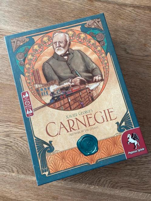 Carnegie bordspel Engelstalig + indeling, Hobby en Vrije tijd, Gezelschapsspellen | Bordspellen, Zo goed als nieuw, Ophalen