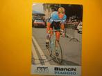 wielerkaart 1983 team bianchi tommy prim  signe, Sports & Fitness, Comme neuf, Envoi