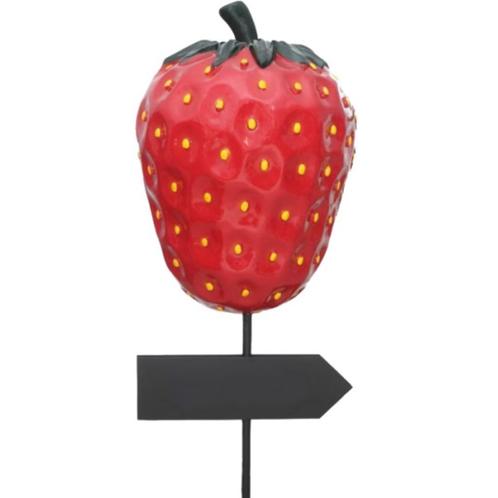 aardbei reclame bord 55 cm - aardbei schrijfbord, Verzamelen, Merken en Reclamevoorwerpen, Nieuw, Ophalen