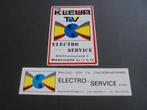 Sticker : Elektro Service - Westmalle, Ophalen of Verzenden, Nieuw, Bedrijf of Vereniging