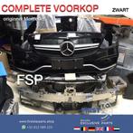 W205 C63 AMG Voorkop compleet 2018 zwart origineel Mercedes, Gebruikt, Ophalen of Verzenden, Bumper, Mercedes-Benz