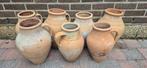 7 terracota stenen  kruiken of vazen, Ophalen, Nieuw