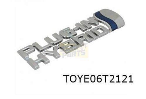 Toyota RAV4 (1/19-) embleem tekst ''Plug-in Hybrid'' L voor, Auto-onderdelen, Carrosserie, Toyota, Nieuw, Verzenden